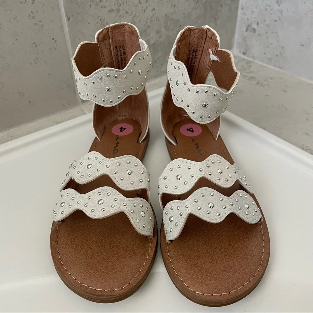 Nina Girls Willette Strappy Sandals Size 4